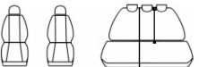 Autopotahy SEAT ALTEA, od r. 2004-2015, Dynamic žakar tmavý