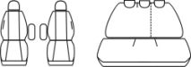 Autopotahy Citroen C3  I, od r. 2002-2009, 5 dveř, Dynamic grafit