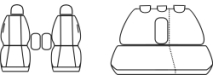 Autopotahy Citroen C5  I, od r. 2001-2004, Dynamic grafit