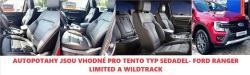 Autopotahy FORD RANGER II, LIMITED, WILDTRACK, od r. 2023, AUTHENTIC CARO zelené