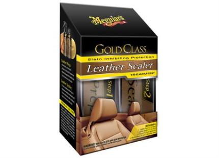 Meguiar's Gold Class Leather Sealer Treatment - sada pro hloubkové čištění a dlouhodobou ochranu kůže