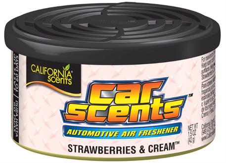 Automega Osvěžovač vzduchu California Scents, vůně Car Scents - Jahody se šlehačkou